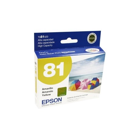 TINTA EPSON T081420 81 COLOR AMARILLO