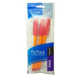 BOLIGRAFO AZOR PIN POINT COLOR ROJO DE...
