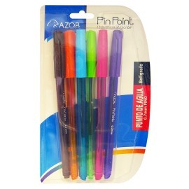 BOLIGRAFO AZOR PIN POINT COLOR SURTIDO DE...