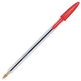 BOLIGRAFO BIC CRISTAL COLOR ROJO DE PUNTO...