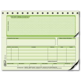 Póliza de cheque printaform